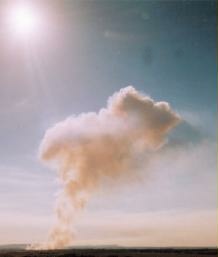 Photograph of smoke plume